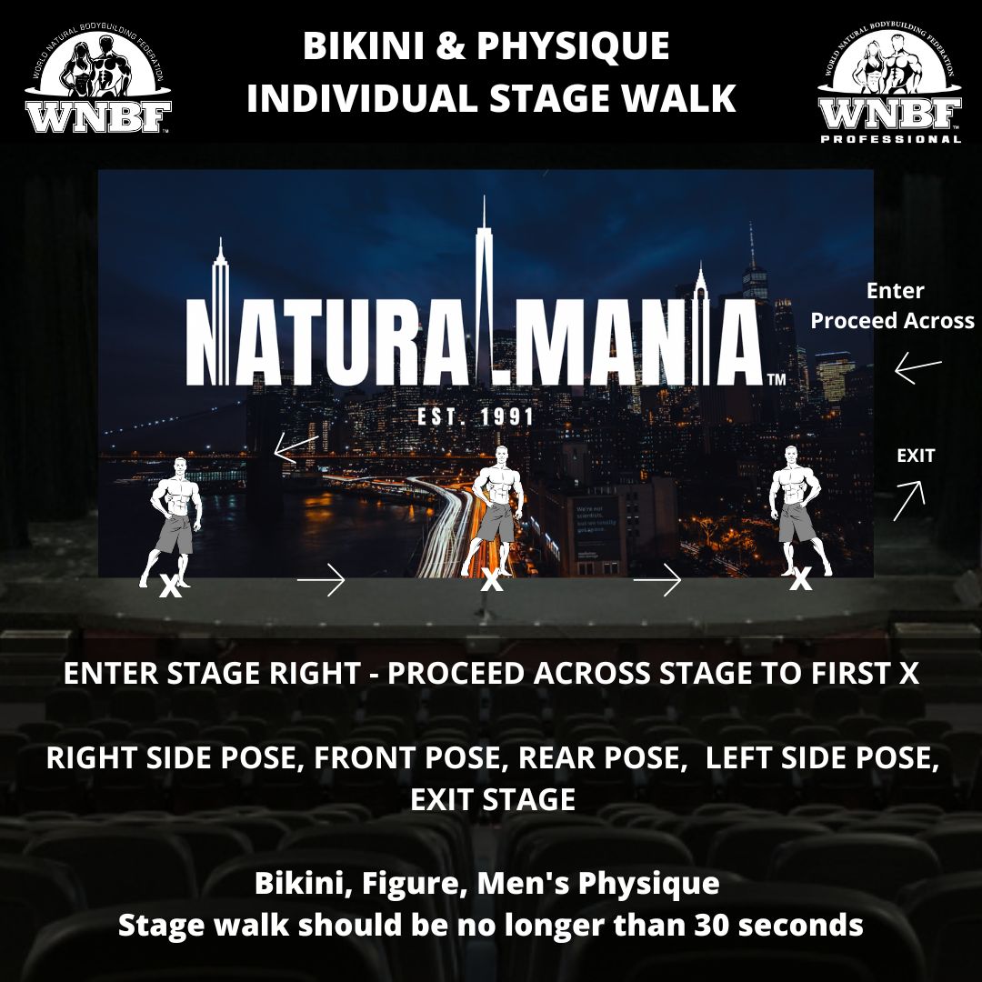WNBF Naturalmania Individual Stage Walk WNBF Naturalmania Individual Stage Walk