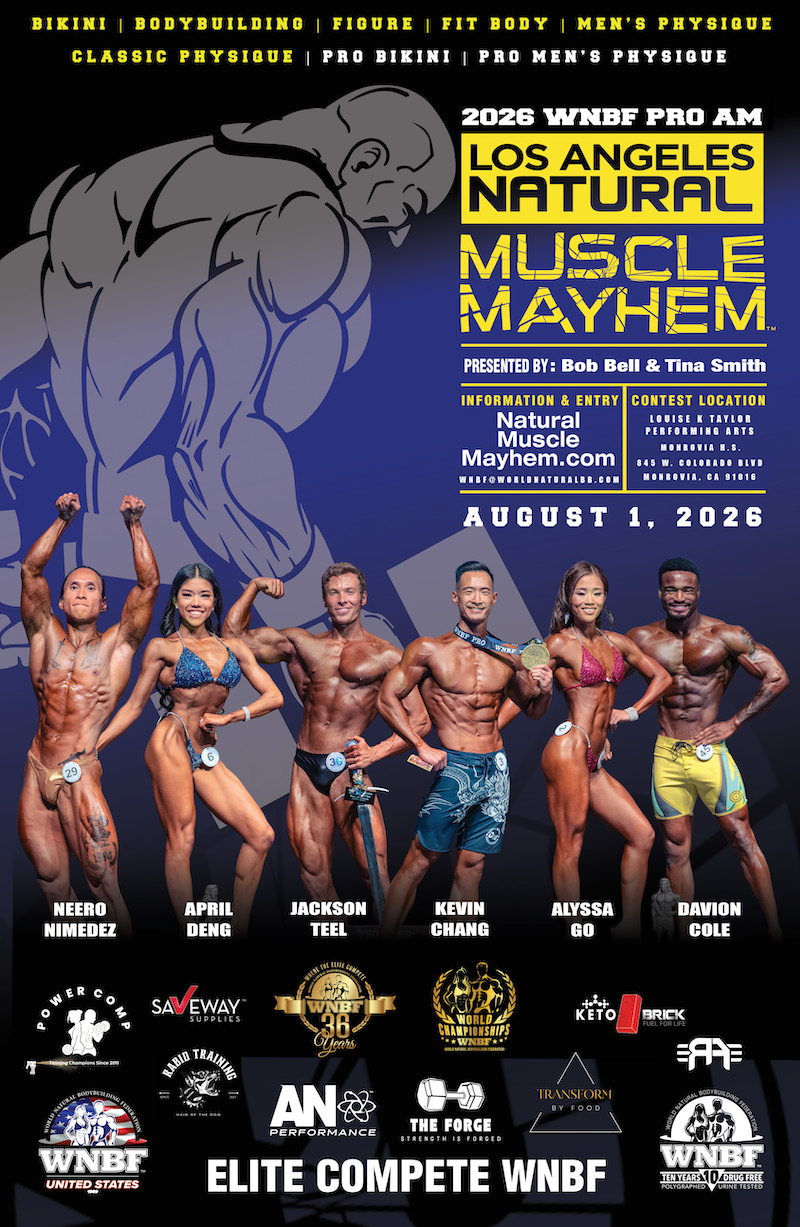 2026 WNBF LA Natural Muscle Mayhem Pro Am low res