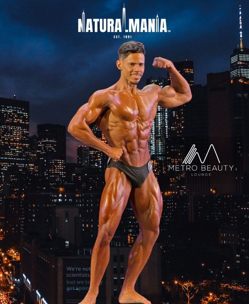 2025 WNBF Naturalmania Pro Classic Physique Champion Nelson Marin Metro Beauty Lounge Tanning